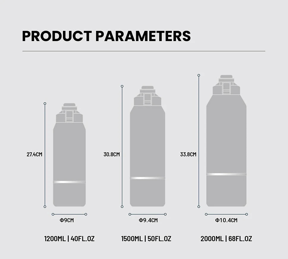 Botella térmica de acero inoxidable – TYESO