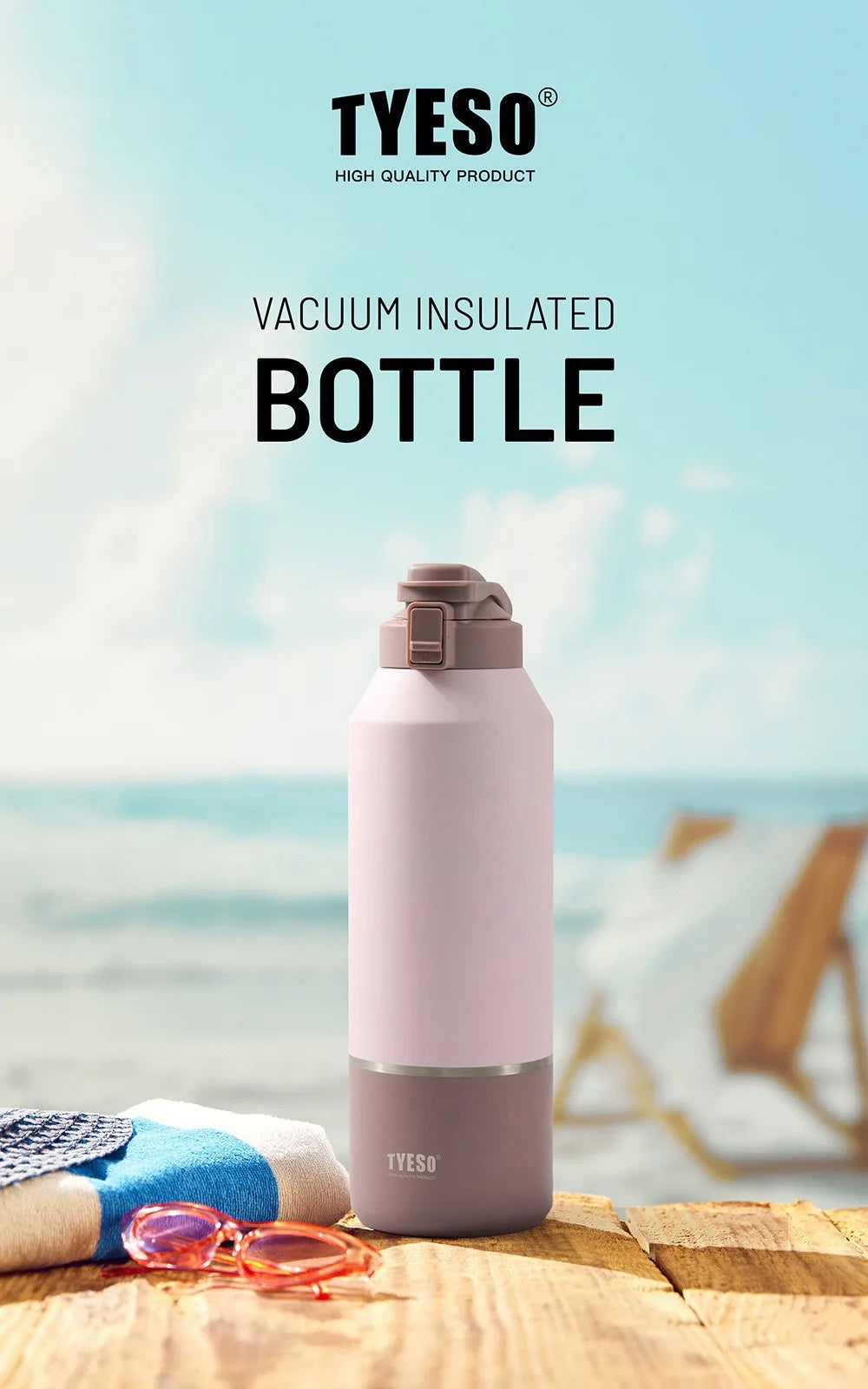 Botella térmica de acero inoxidable – TYESO